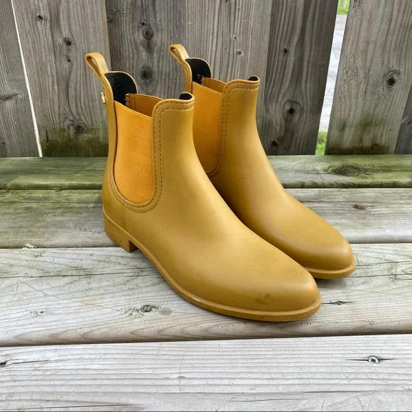 Lemon Jelly Shoes Lemon Jelly Yellow Chelsea Rain Boots